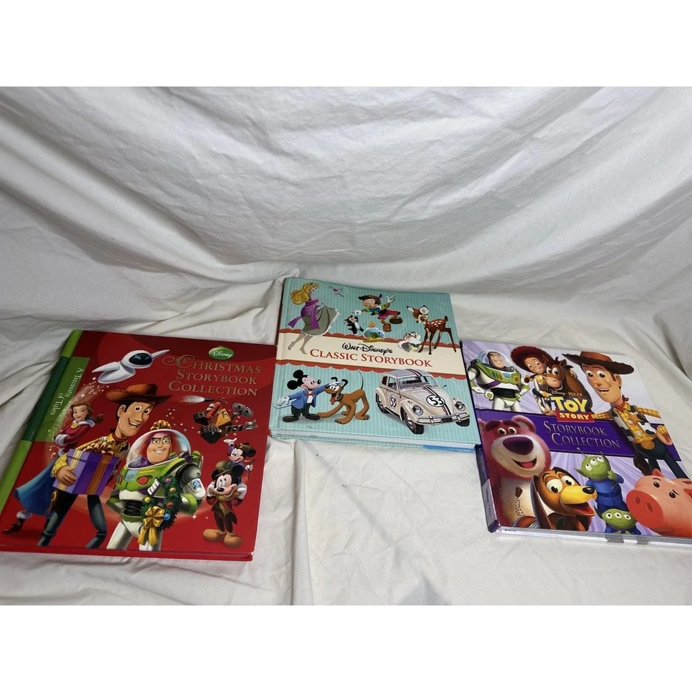 Disney Storybook Lot Toy Story Classic &‎ Christmas Hardcover Books Kids
